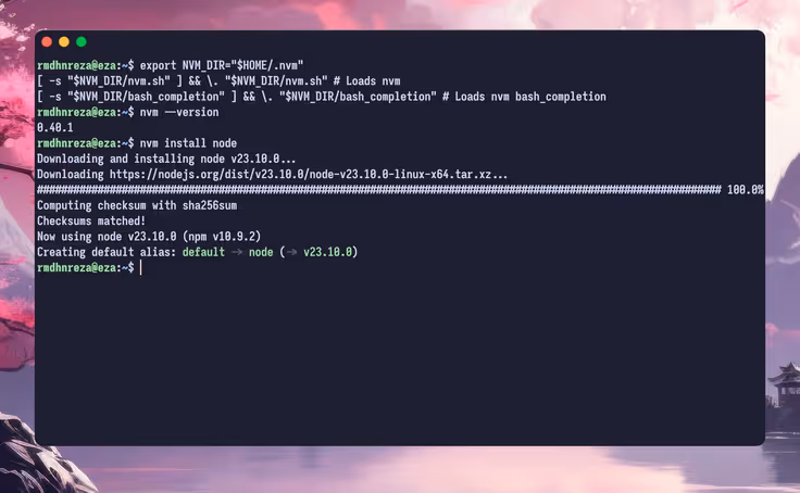 Install Node