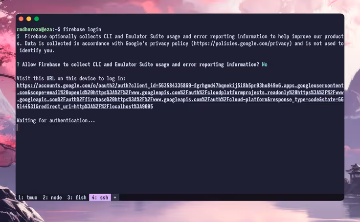 Login Firebase