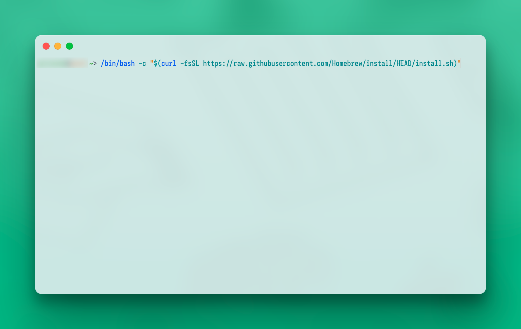 Install homebew