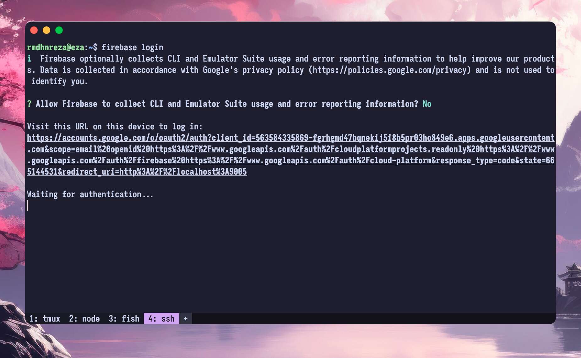 Login Firebase