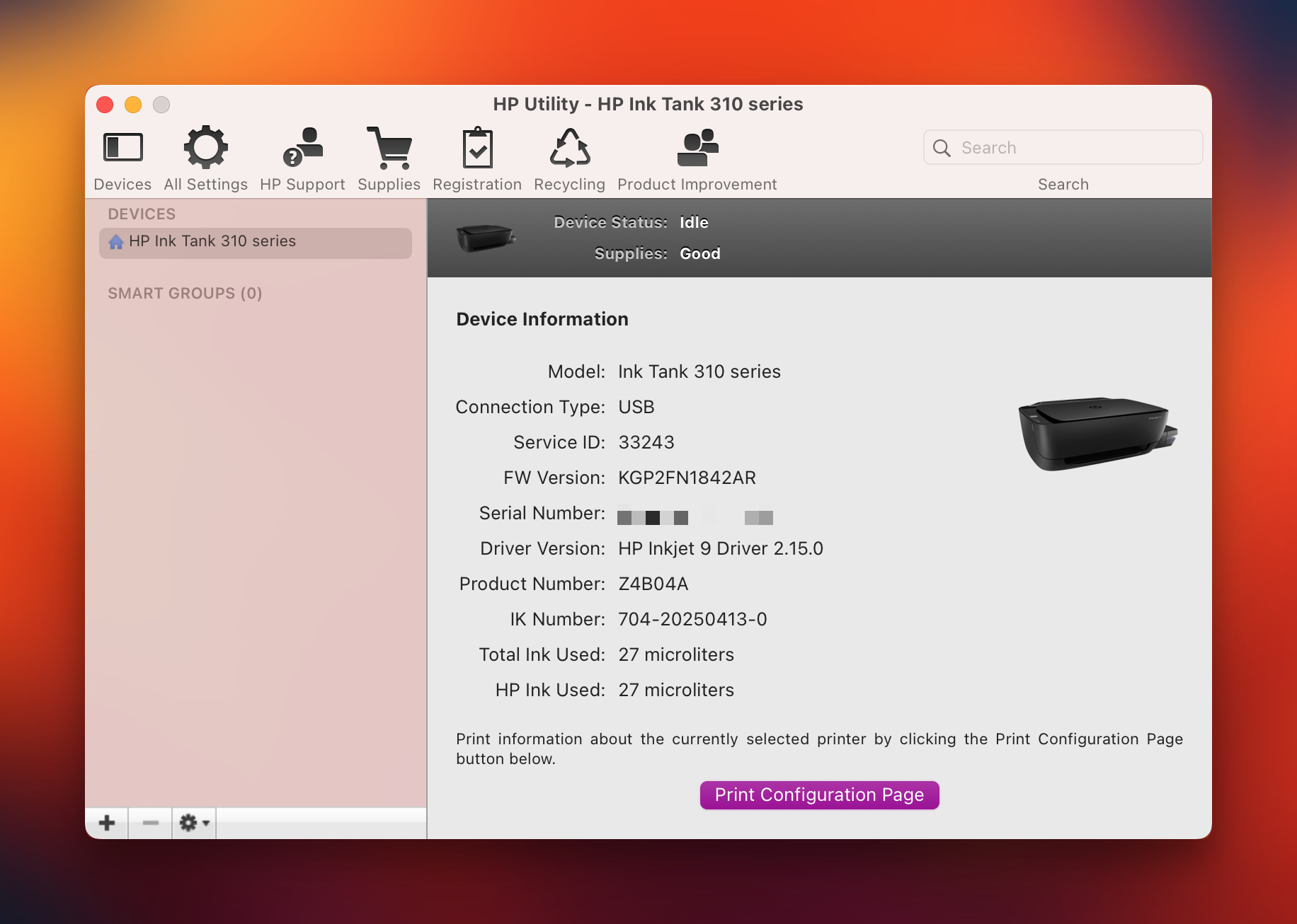 HP Printer app